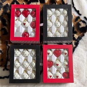 Sugar Paper Ornament Sets - Red, White, and Black